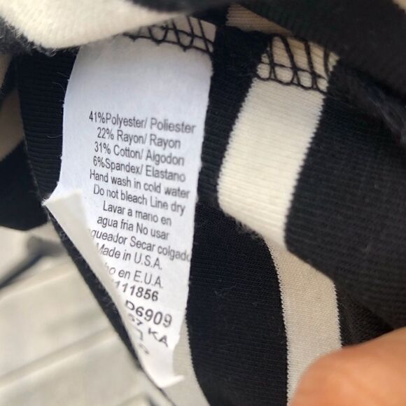 Striped Tshirt Dress SZ S - Picture 5 of 6